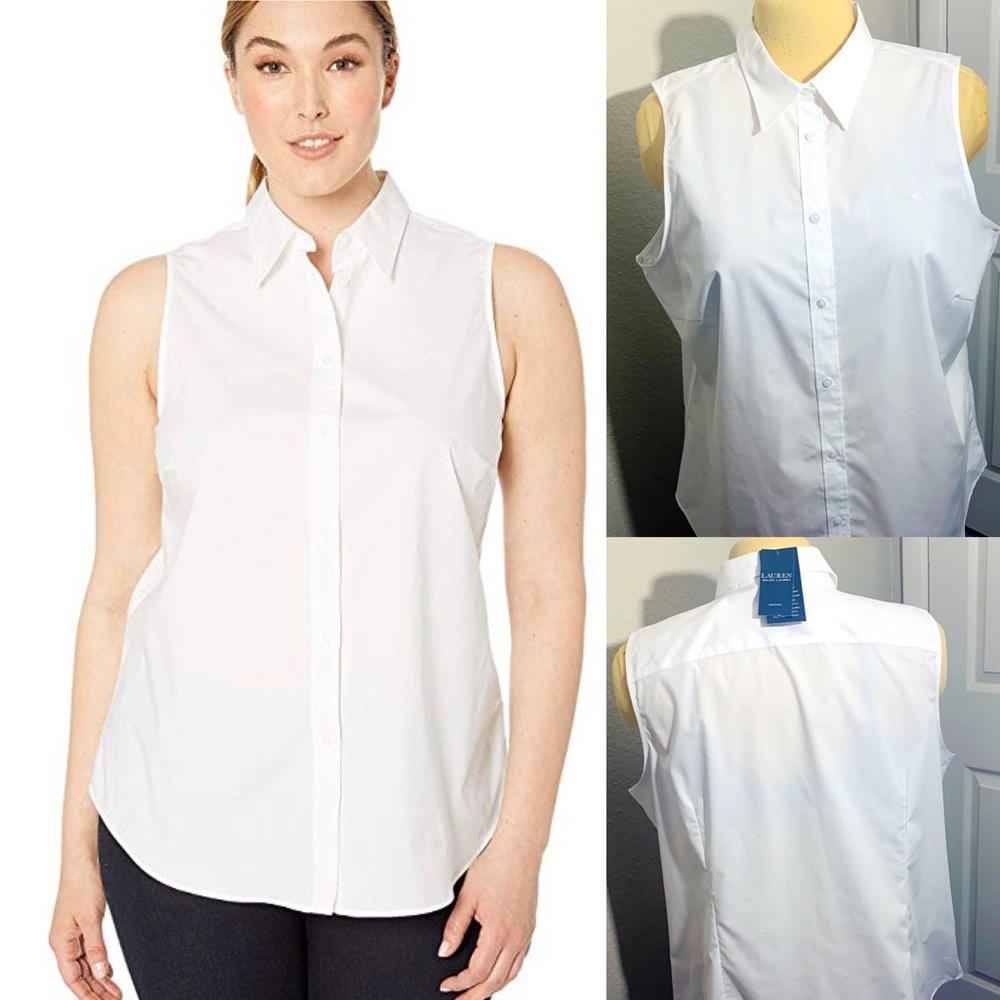 Ralph Lauren Plus Size 2X  Stretch Sleeveless Top